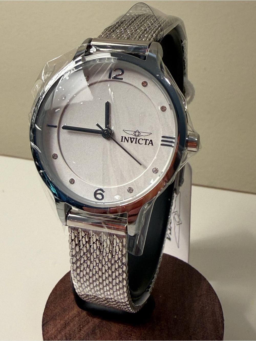 NEW Invicta Angel women’s watch – 30mm | Silver Mesh | New with Box